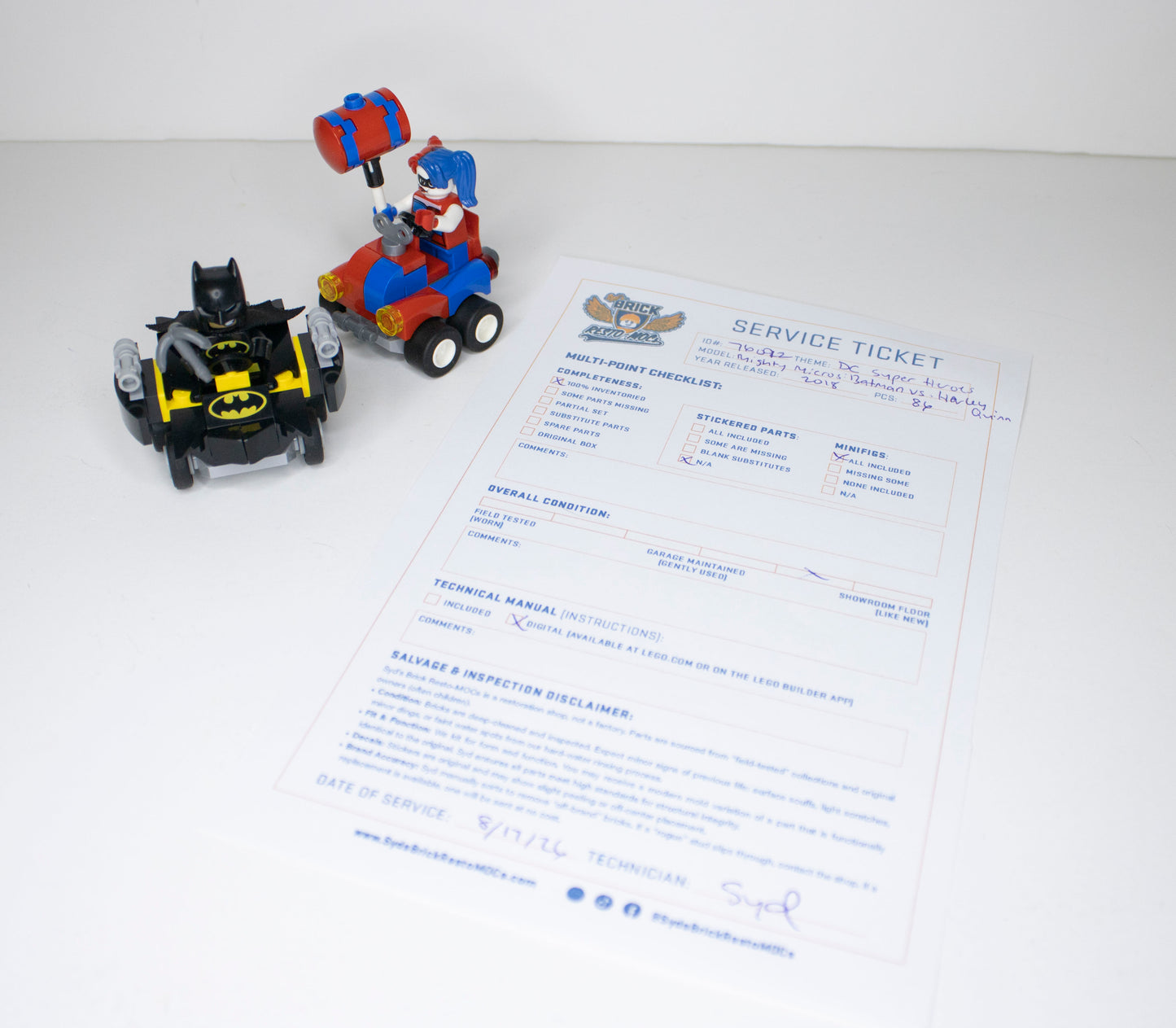 76092 DC Super Heroes: Mighty Micros - Batman vs Harley Quinn (#2)