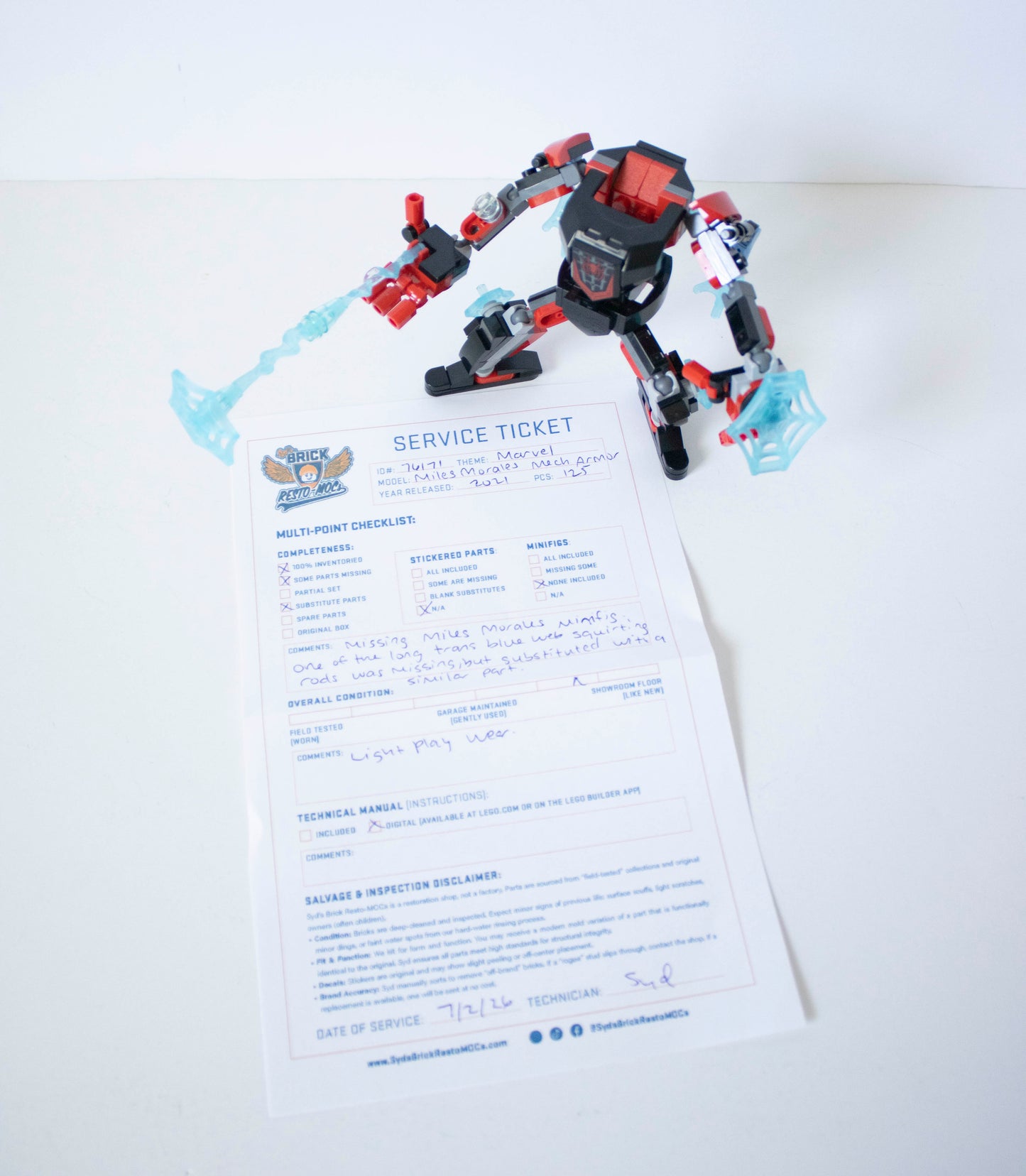 76171 Marvel: Miles Morales Mech Armor