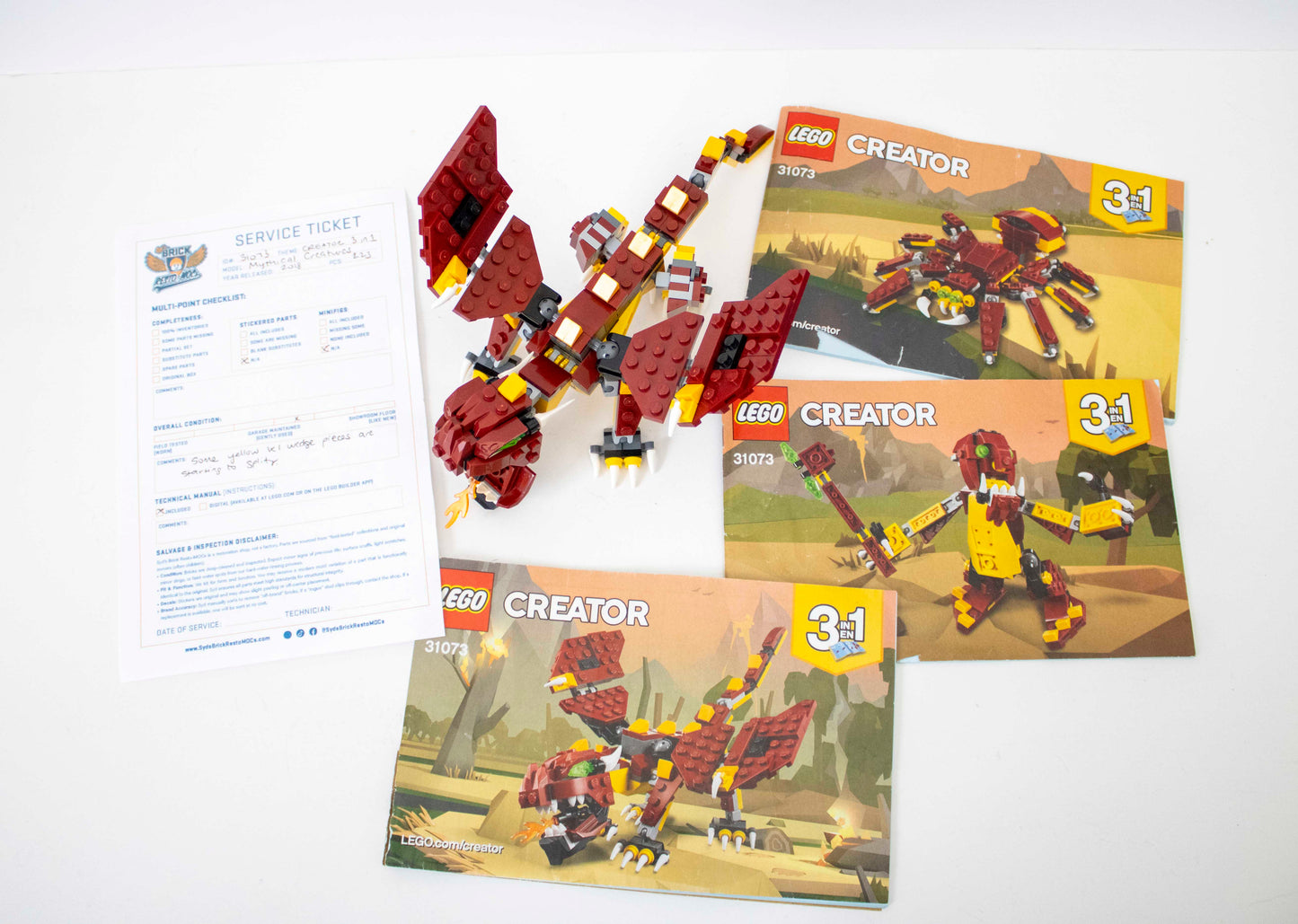 31073 Creator 3 in 1: Mythical Creatures
