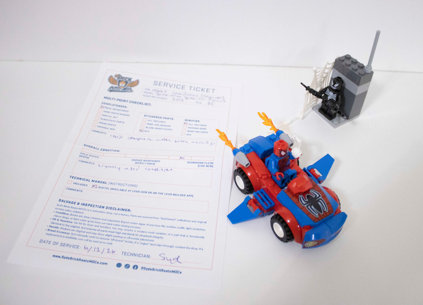 10665 Juniors: Spider-Man Spider-Car Pursuit