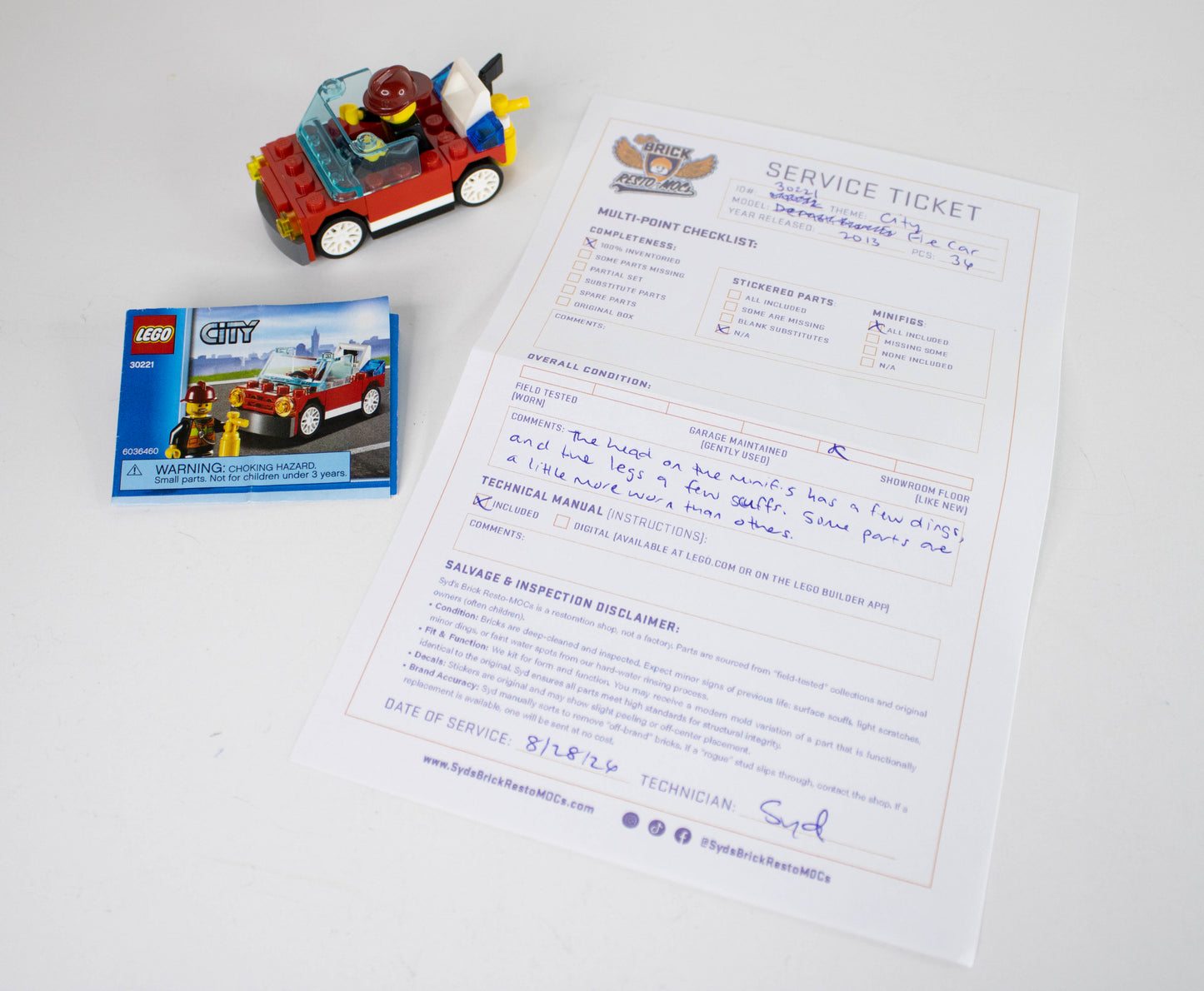 30221 City: Fire Car Polybag