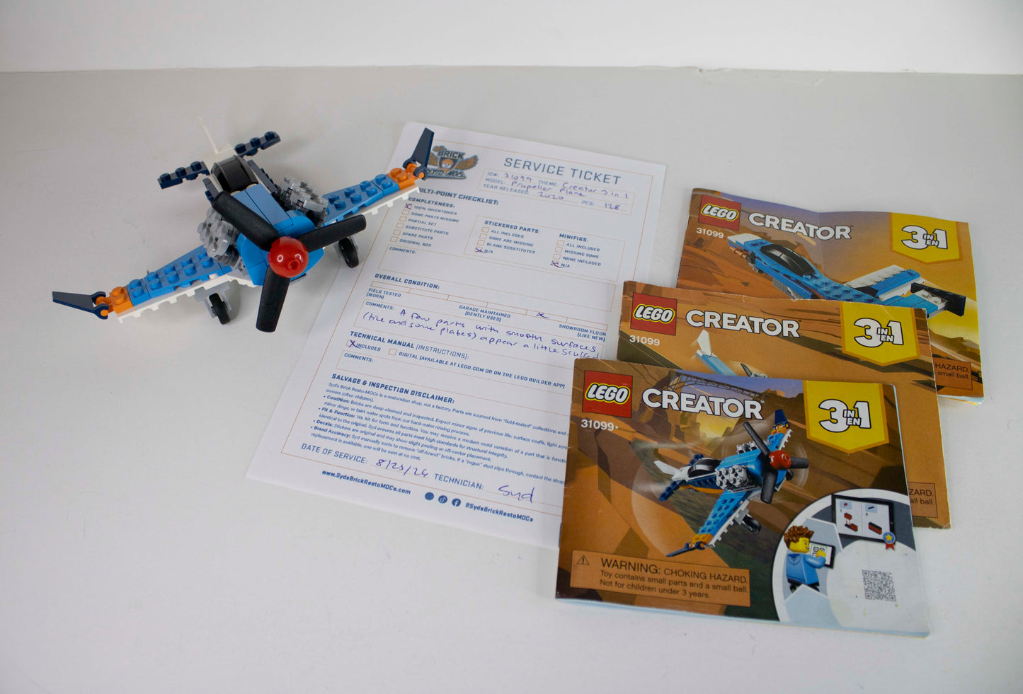 31099 Creator 3 in 1: Propeller Plane