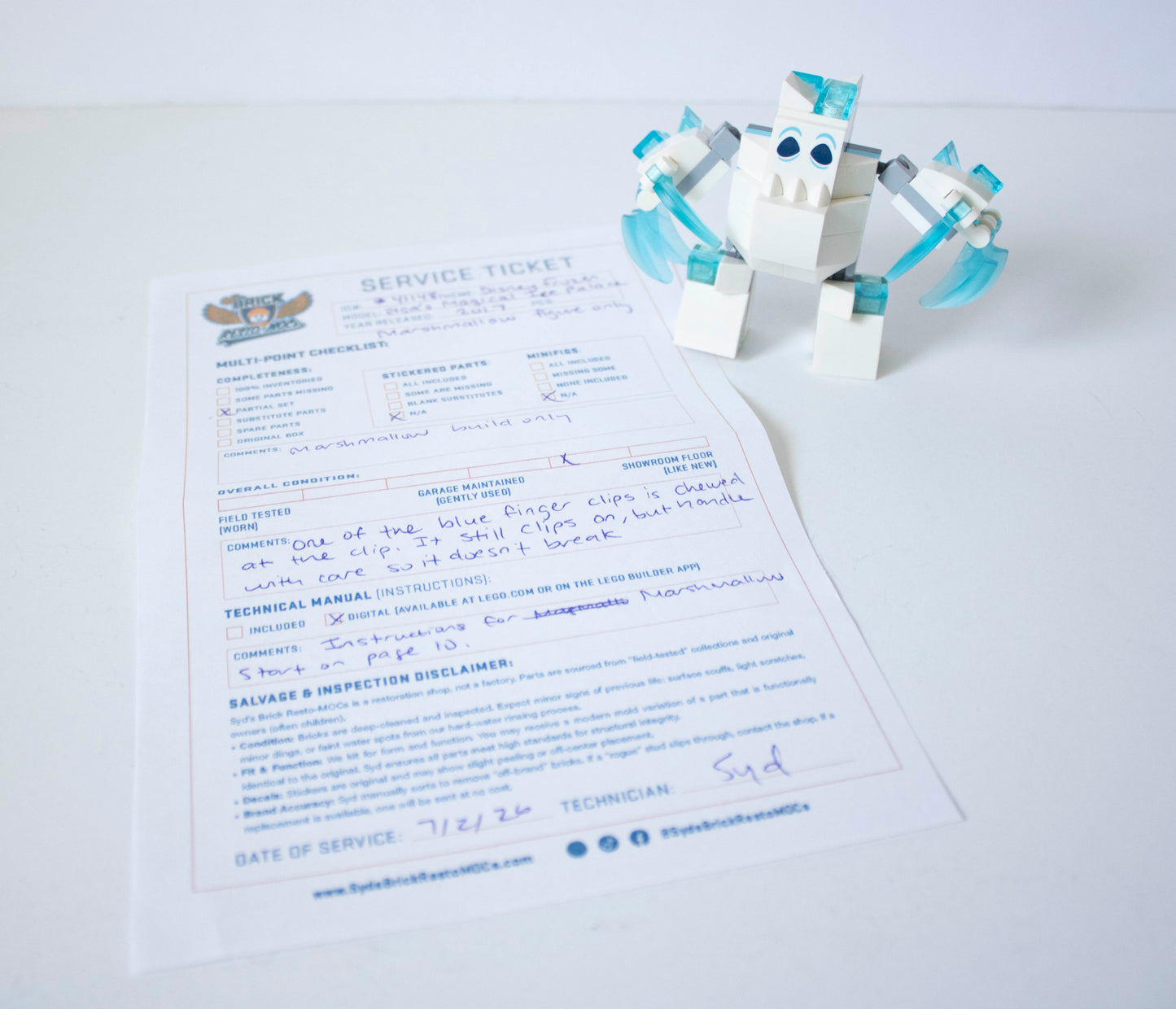 41148 Disney Frozen: Elsa's Magical Ice Palace (Marshmallow ONLY)