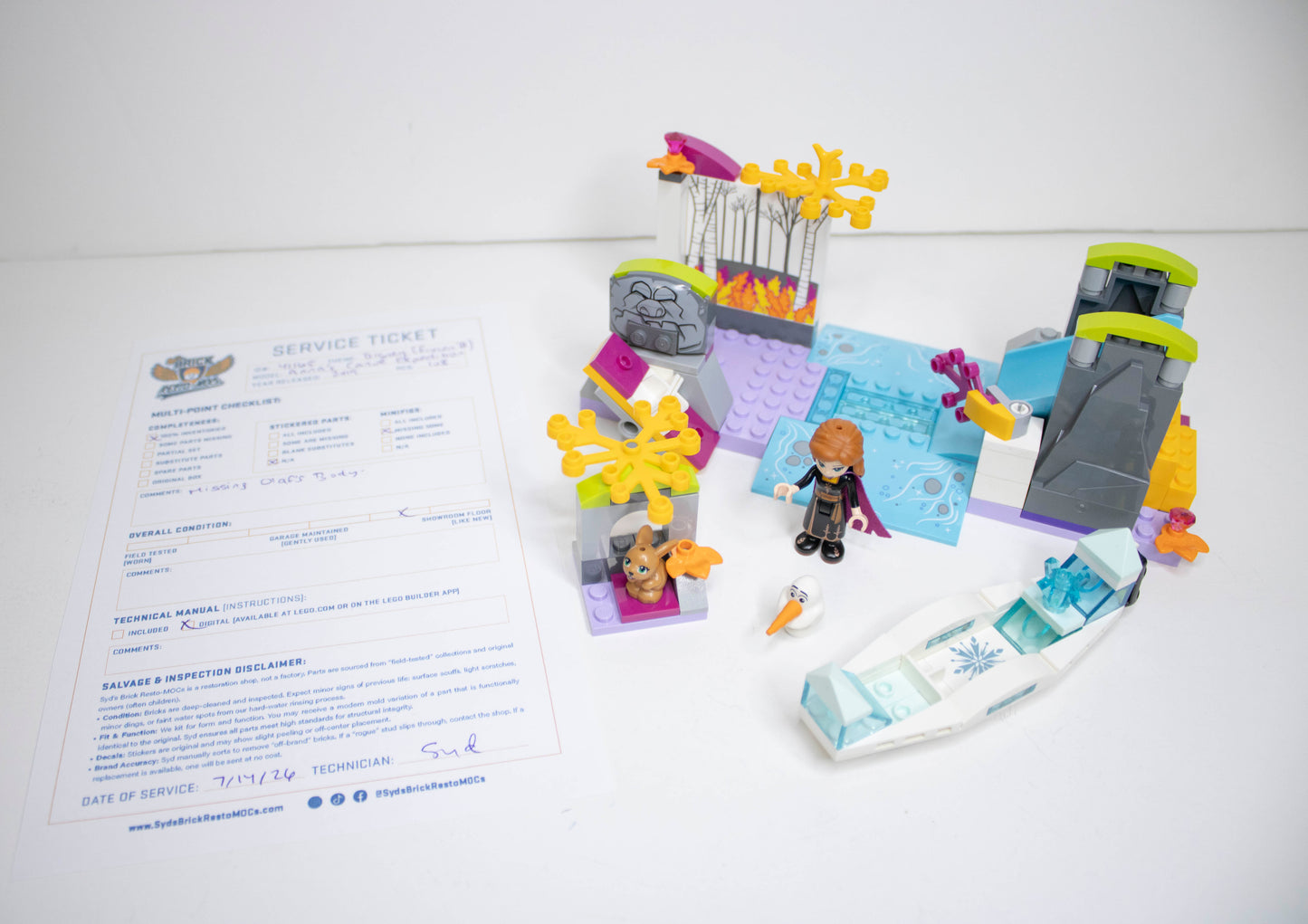 41165 Disney (Frozen II): Anna's Canoe Expedition