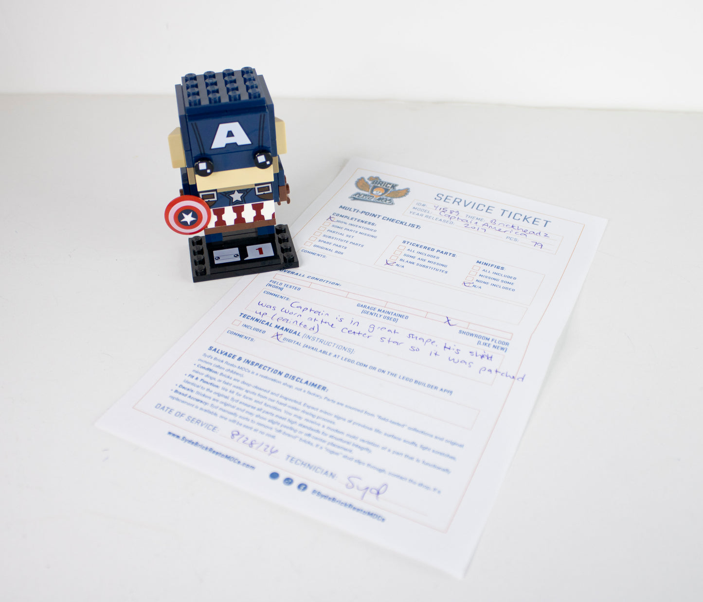 41589 Brickheadz: Captain America