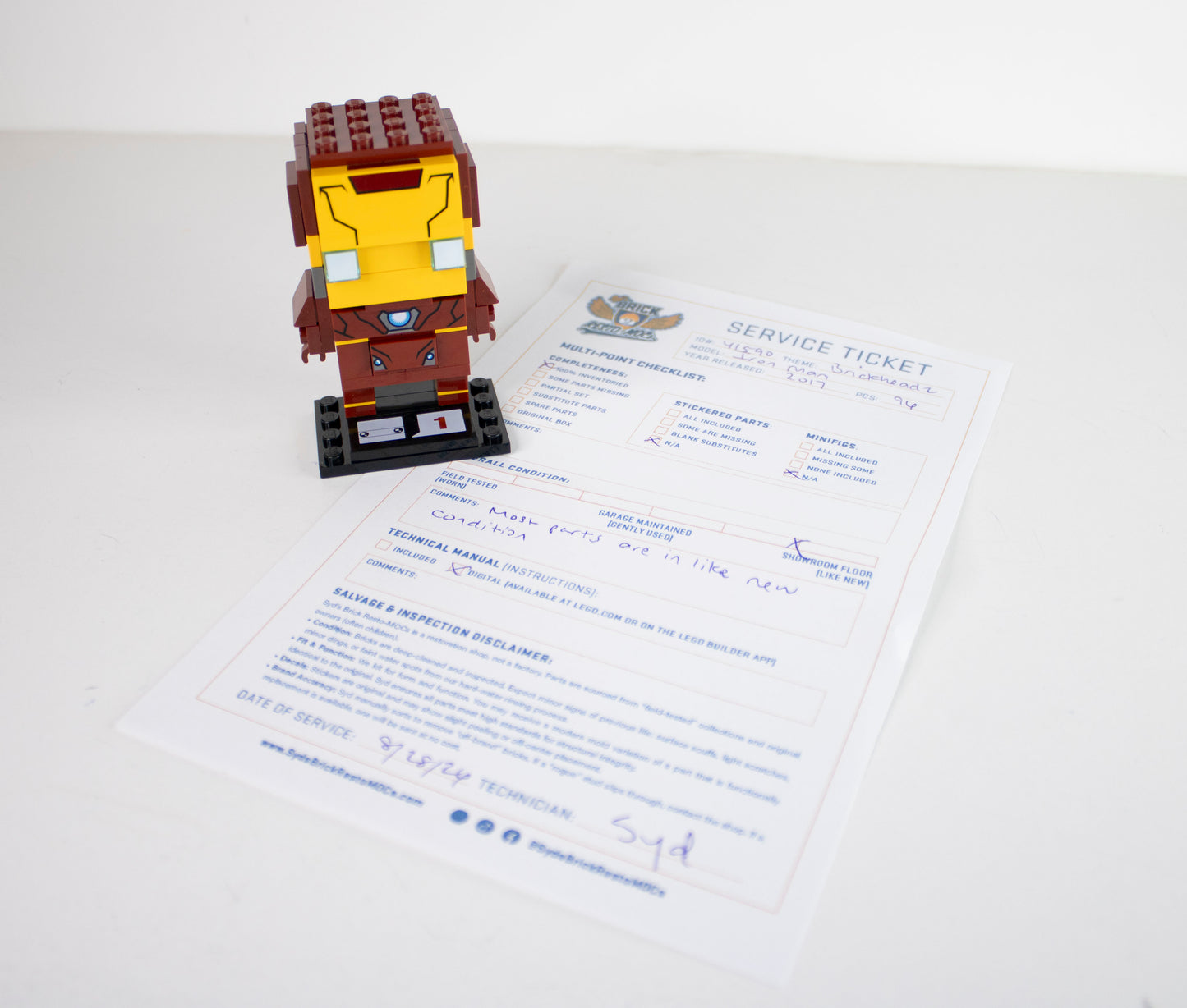 41590 Brickheadz: Iron Man