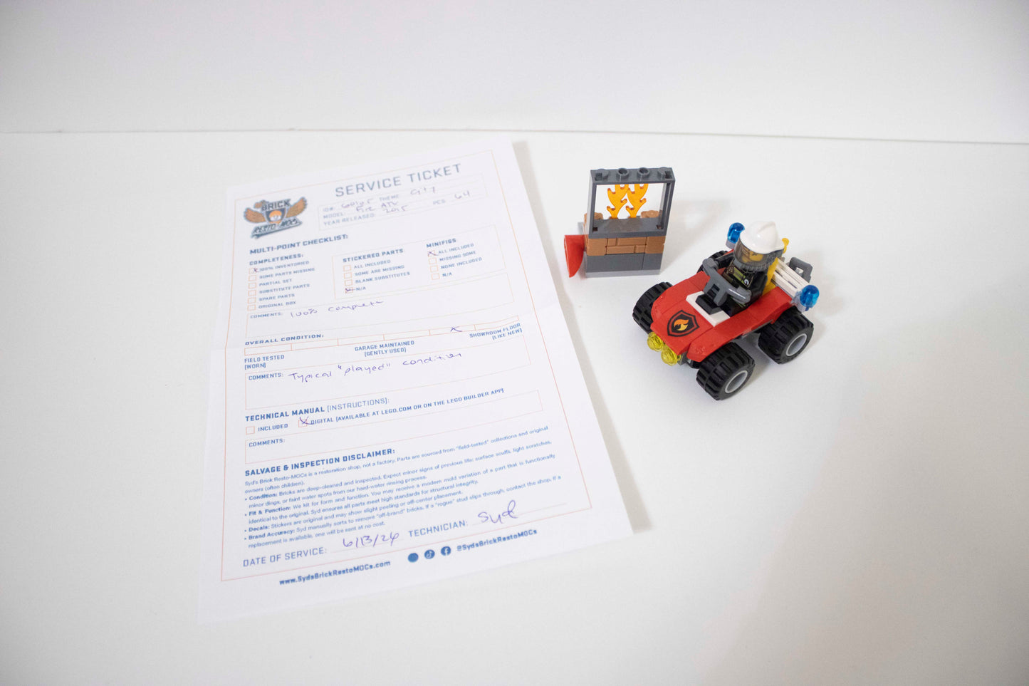 60105 City: Fire ATV