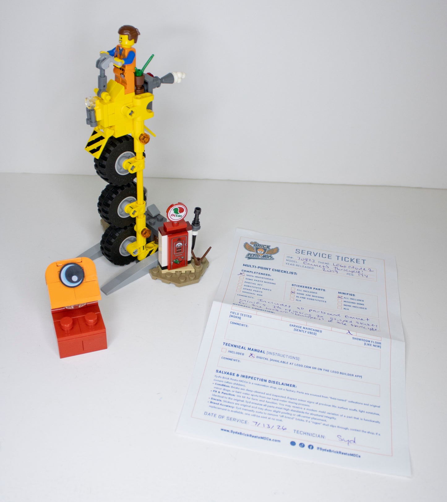 70823 The LEGO Movie 2: Emmet's Thricycle!
