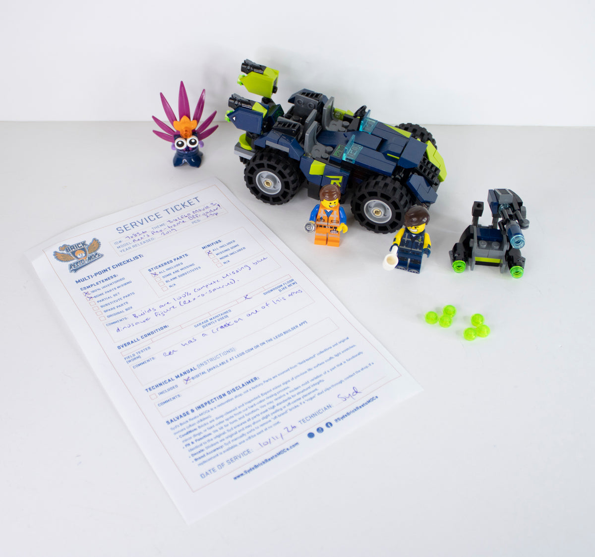 70826 The LEGO Movie 2: Rex's Rex-treme Offroader!