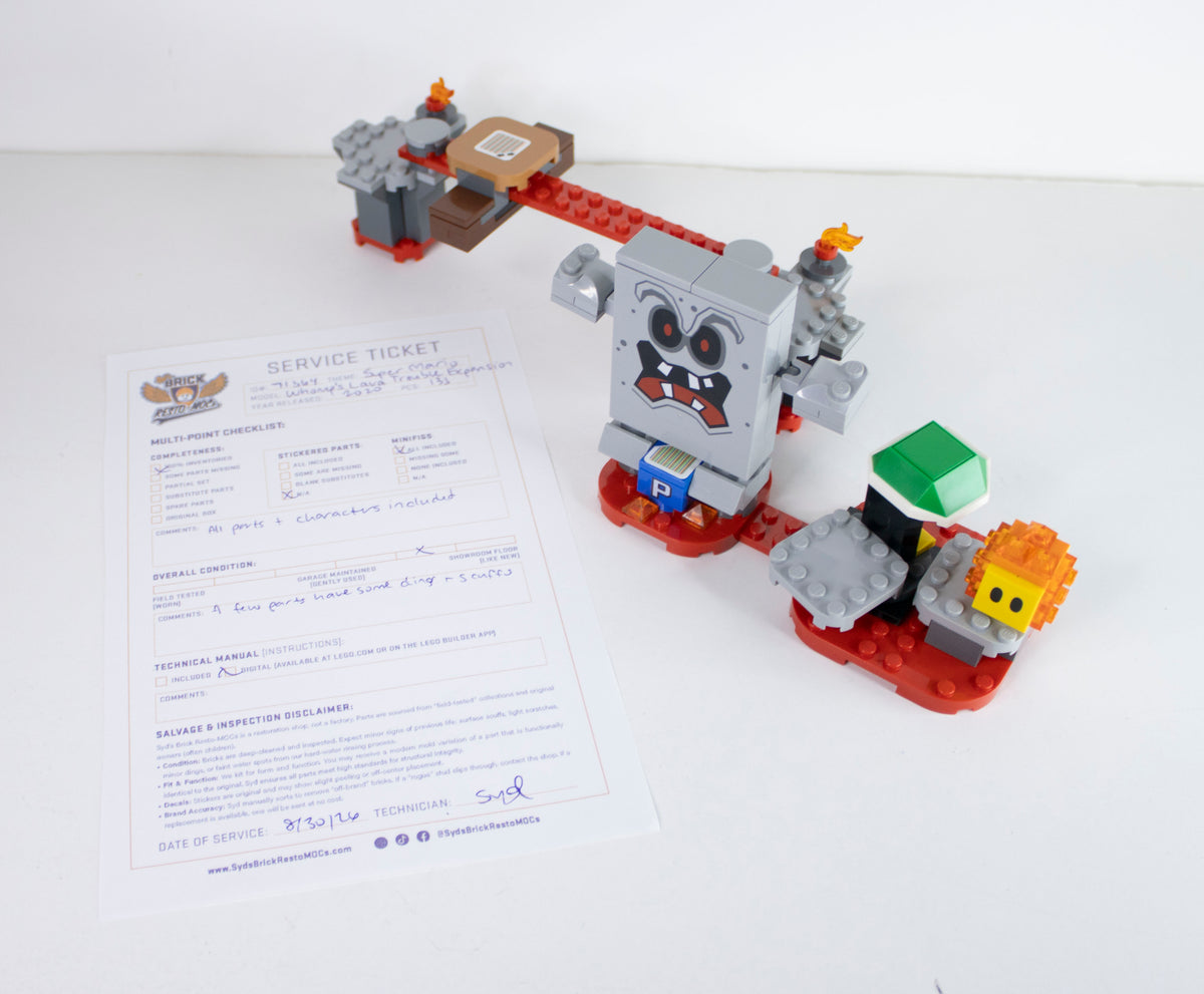 71364 Super Mario: Whomp's Lava Trouble Expansion Set