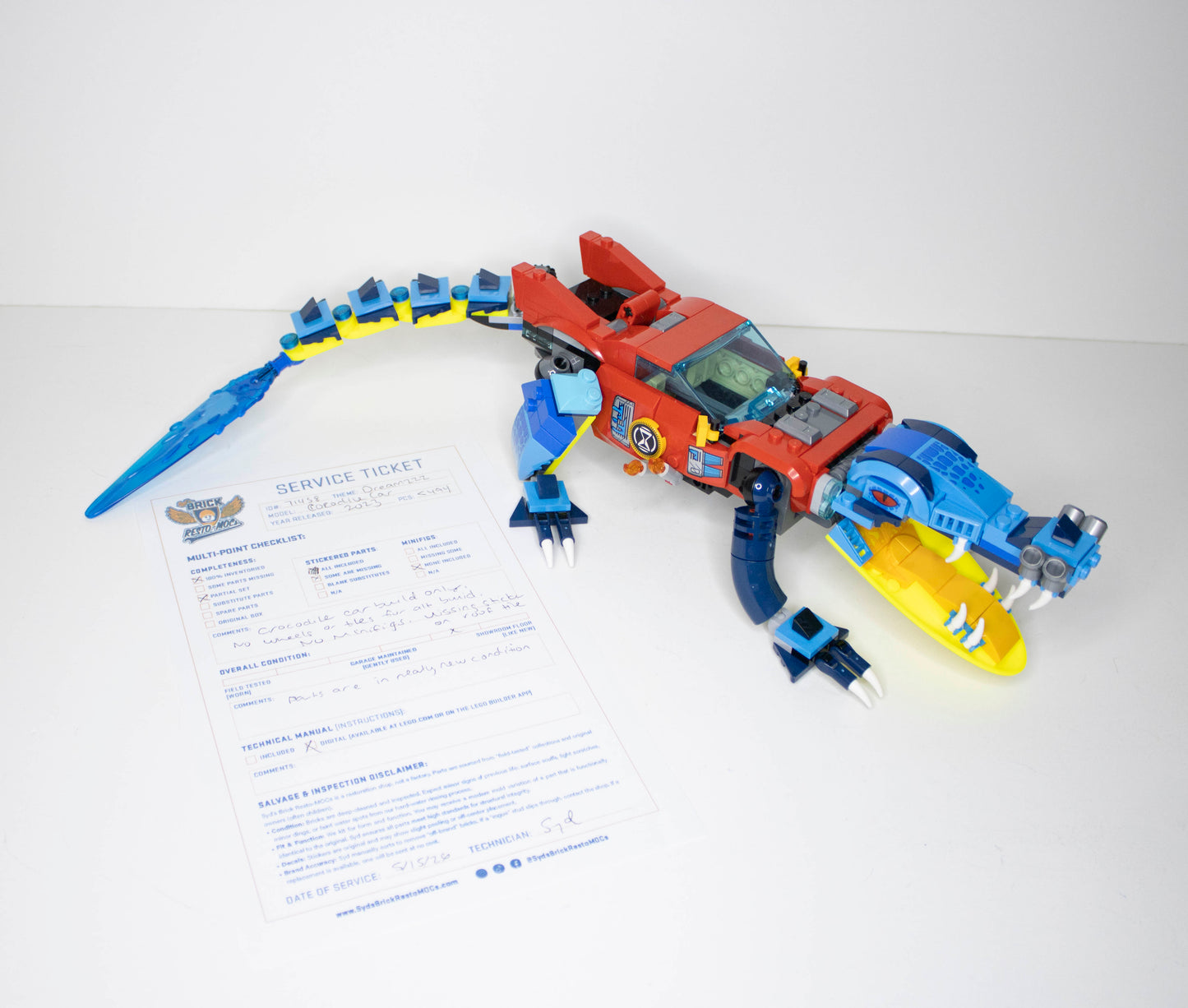 71458 DreamZzz: Crocodile Car (Croc Car Only)