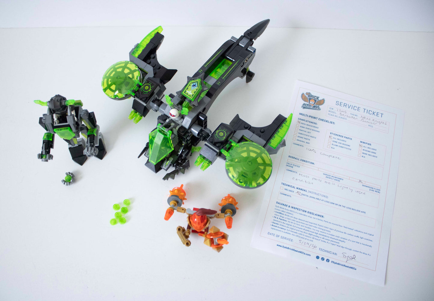 72003 Nexo Knights: Berserker Bomber