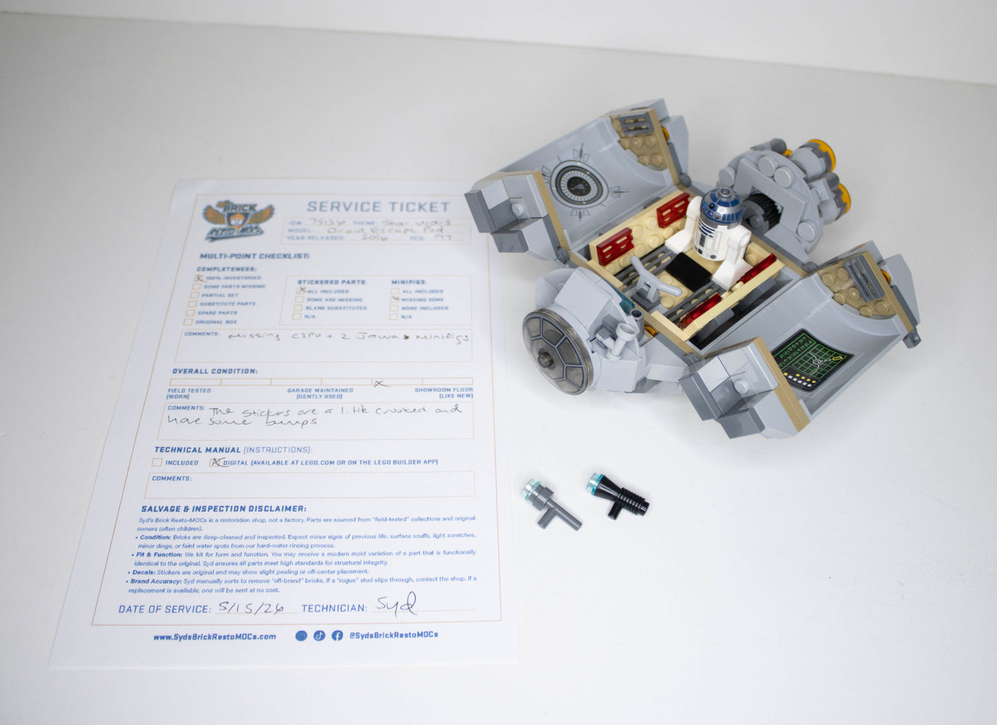 75136 Star Wars: Droid Escape Pod