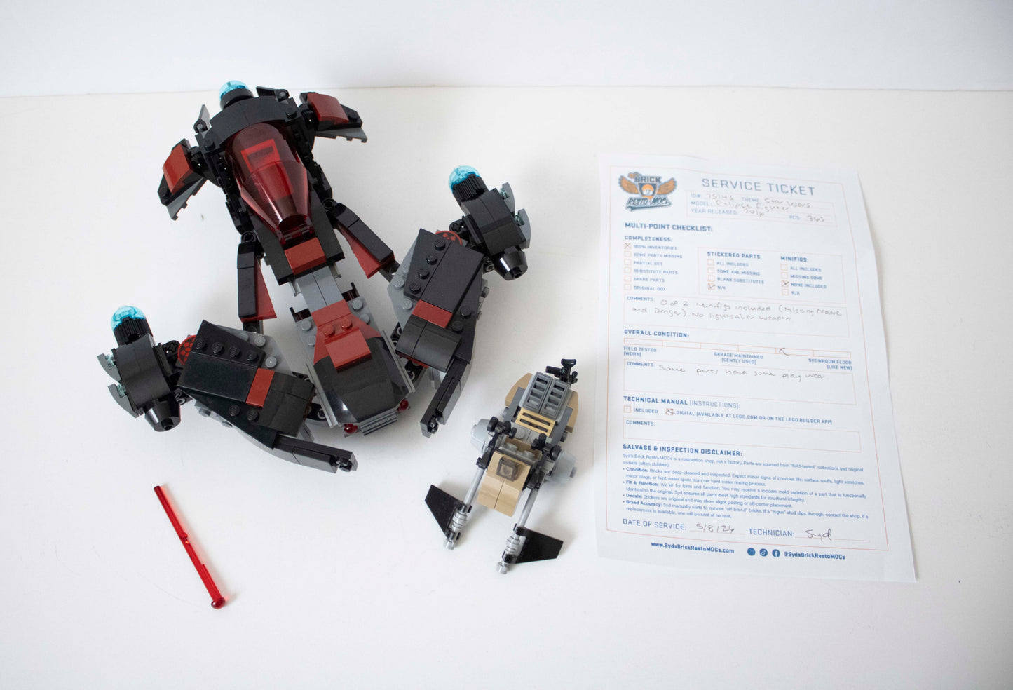 75145 Star Wars: Eclipse Fighter