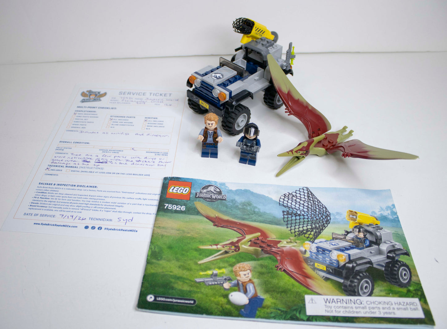 75926 Jurassic World: Pteranodon Chase