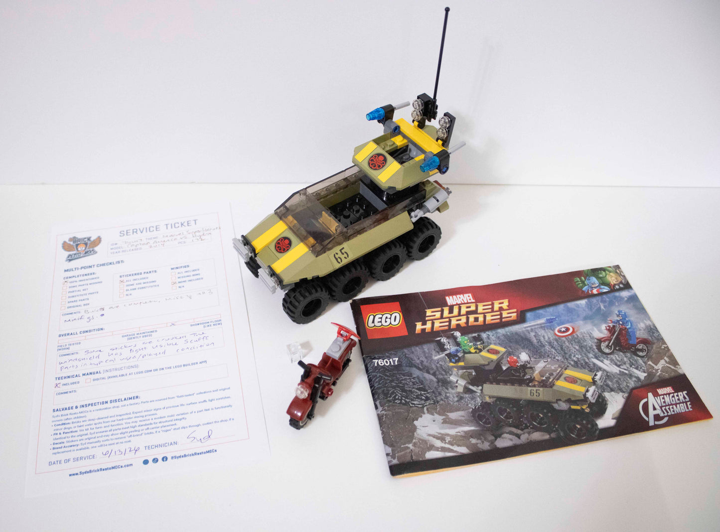 76017 Marvel Super Heroes: Captain America vs Hydra