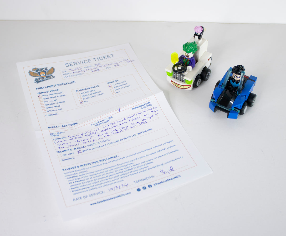 76093 DC Super Heroes: Mighty Micros Nightwing vs The Joker