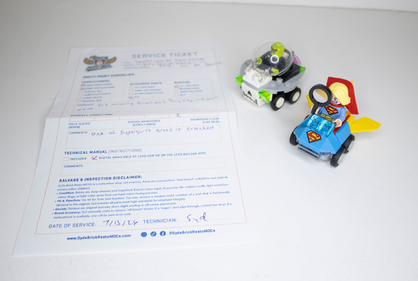 76094 DC Super Heroes: Mighty Micros Supergirl vs Brainiac