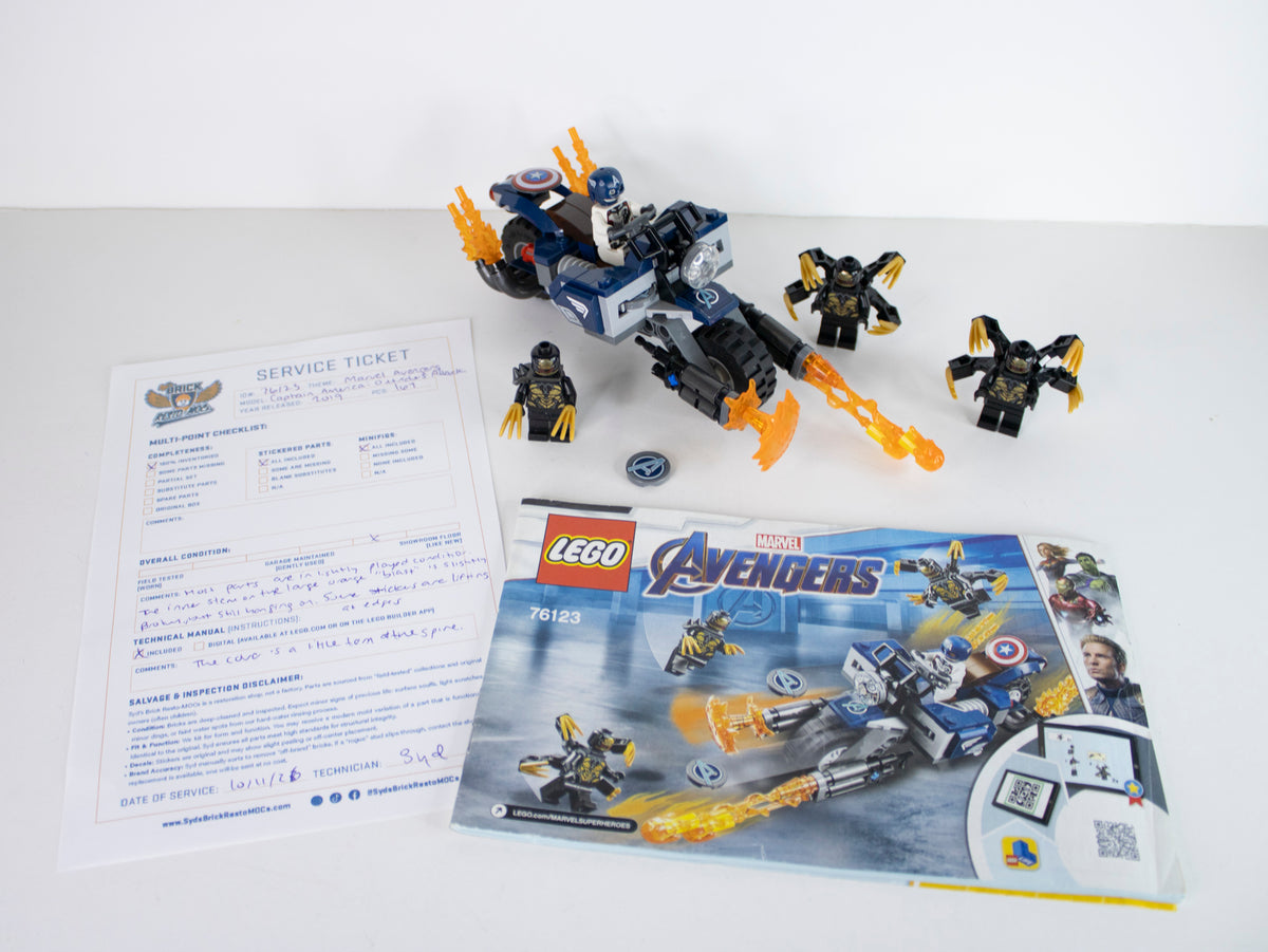76123 Marvel Avengers: Captain American - Outriders Attack
