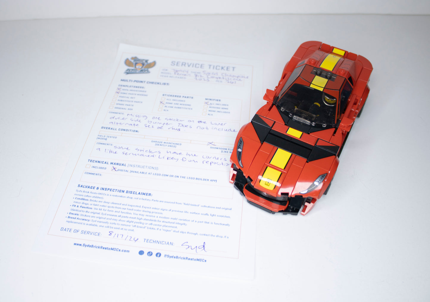 76914 Speed Champions: Ferrari 812 Competizone