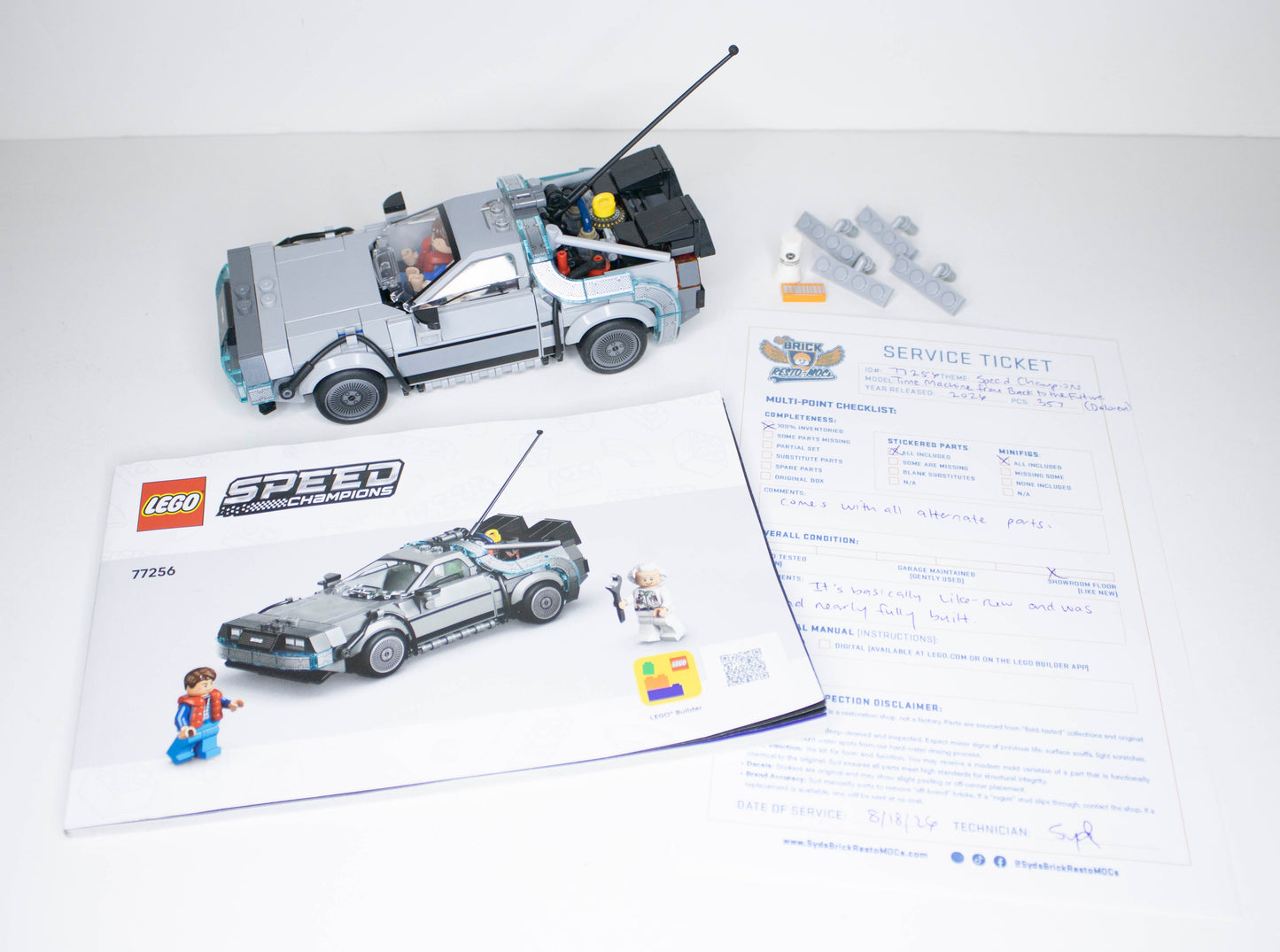 77256 Speed Champions: The Time Machine from Back to the Future