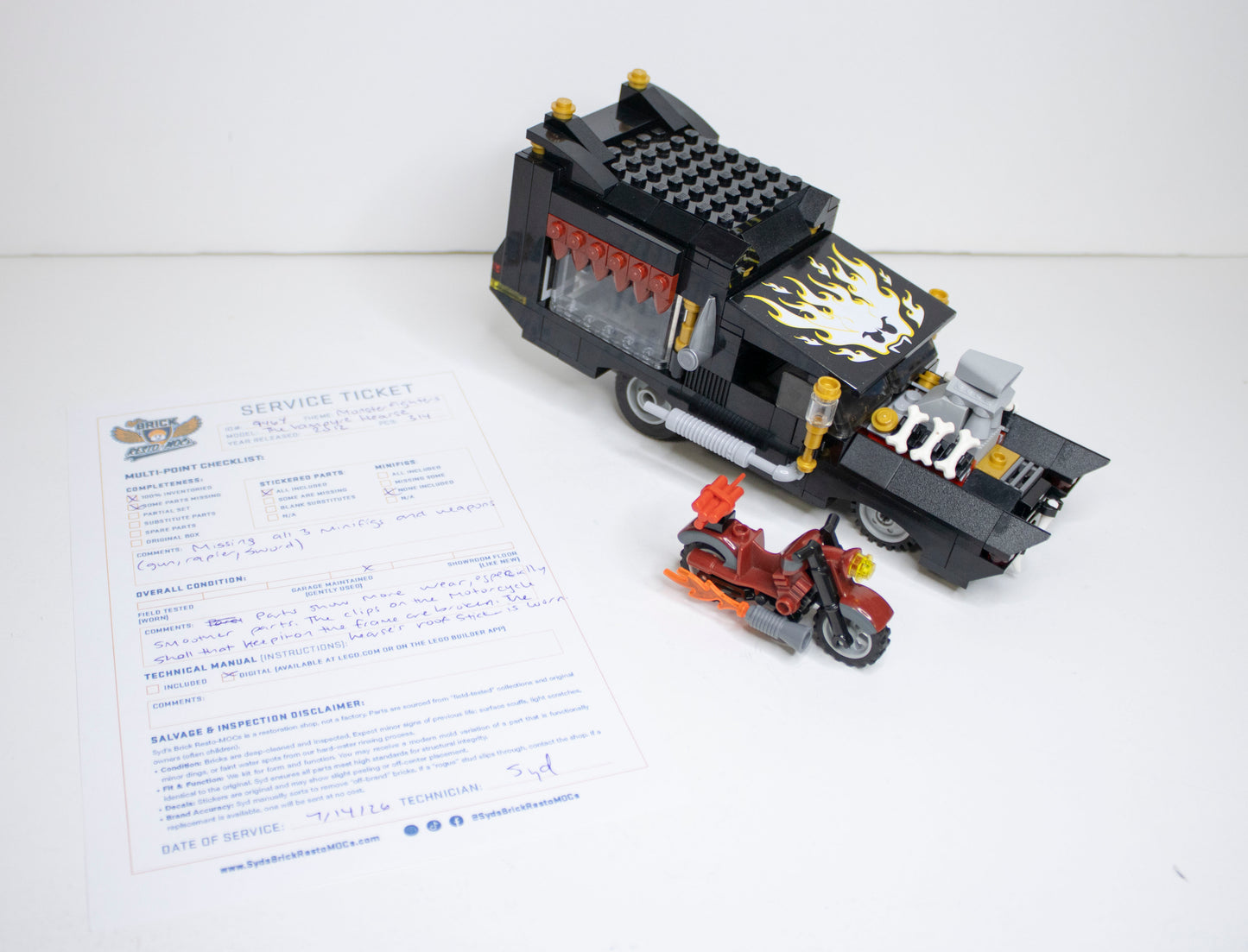 09464 Monster Fighters: The Vampyre Hearse