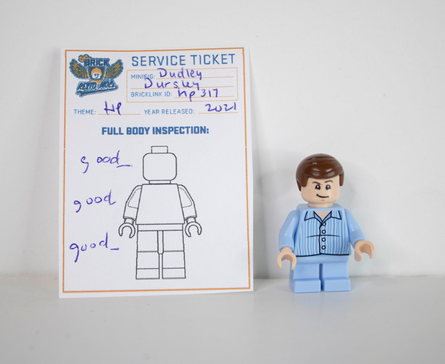Minifig: Dudley Dursley hp317 (Harry Potter)