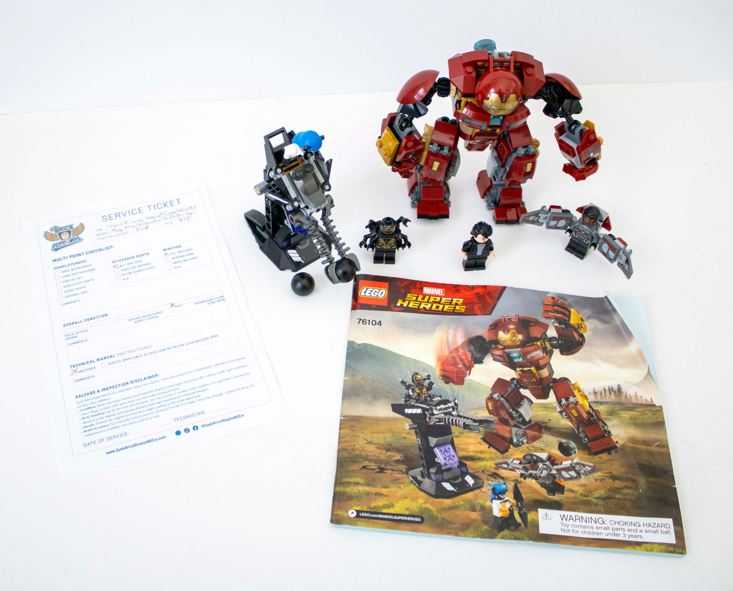 76104 Marvel Super Heroes: The Hulkbuster Smash-Up