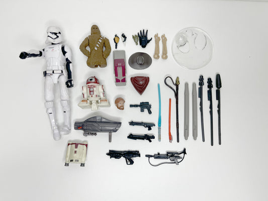 Non-LEGO Salvage: Star Wars Action Figure Parts
