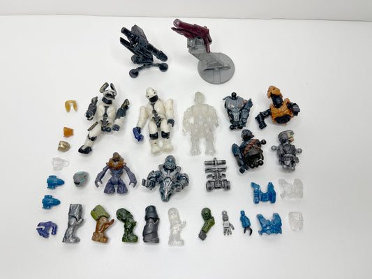 Non-LEGO Salvage: Mega Bloks Construx Halo Figure & Armor Customizer Spare Parts Lot
