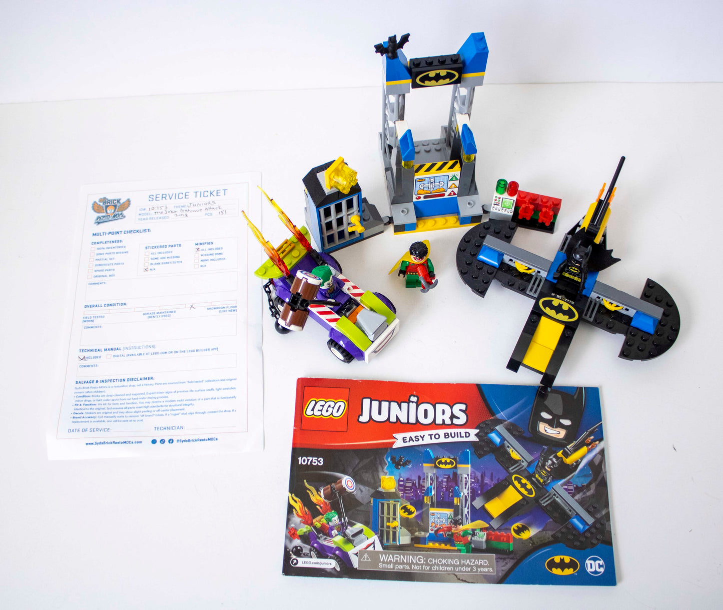 10753 Juniors: The Joker Batcave Attack