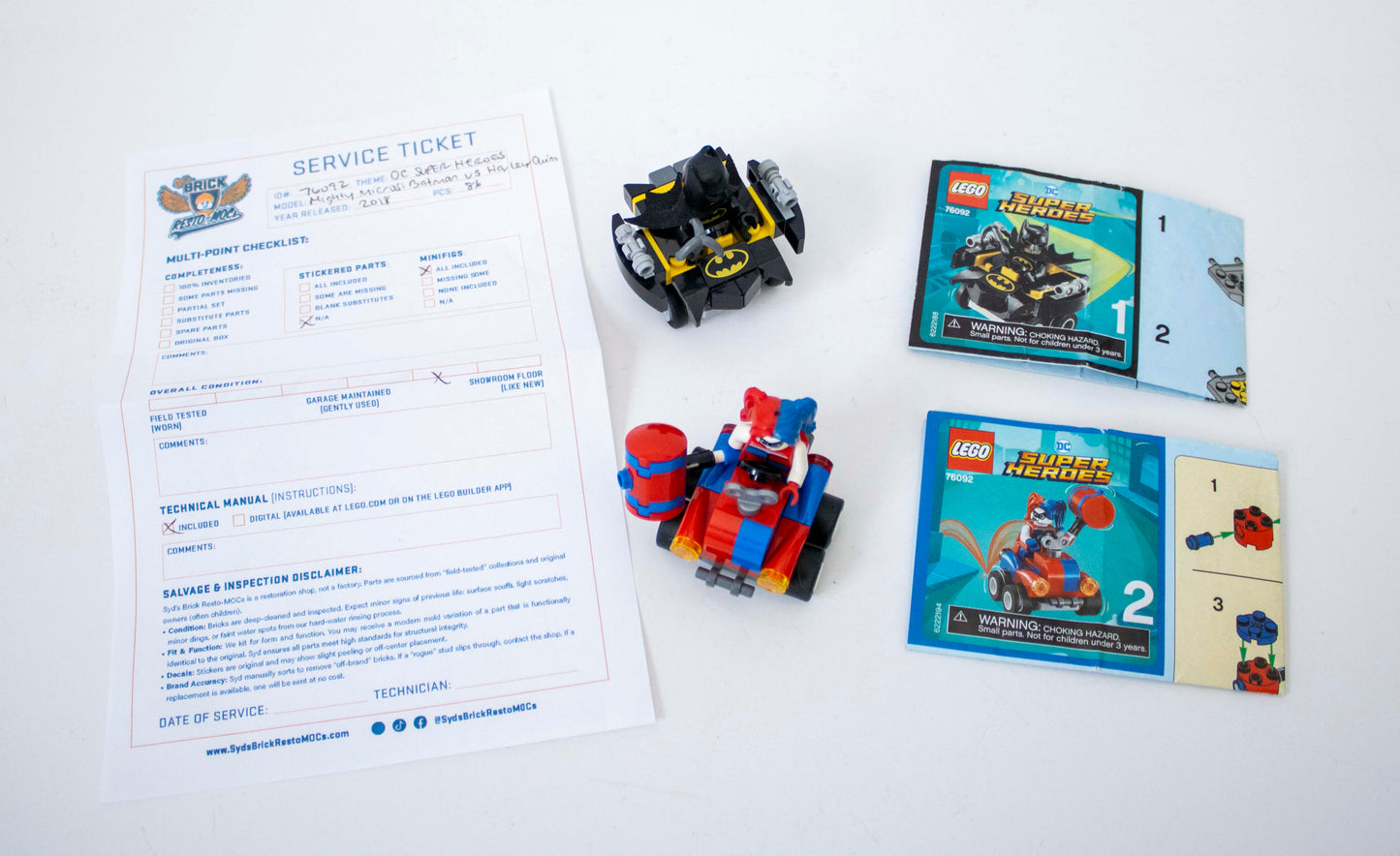 76092 DC Super Heroes: Mighty Micros - Batman vs Harley Quinn