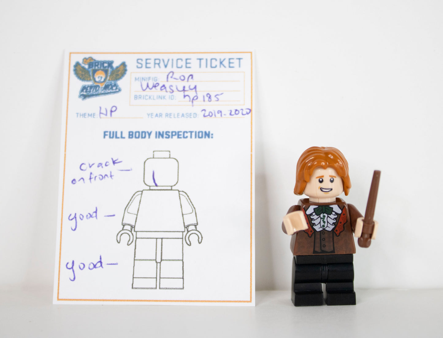 Minifig: Ron Weasley hp185 (Harry Potter)