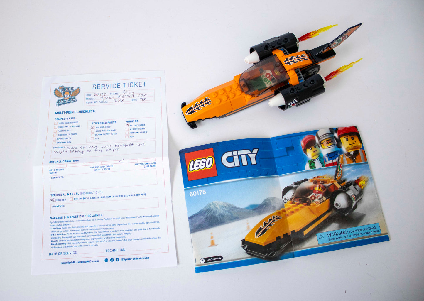 60178 City: Speed Record Car