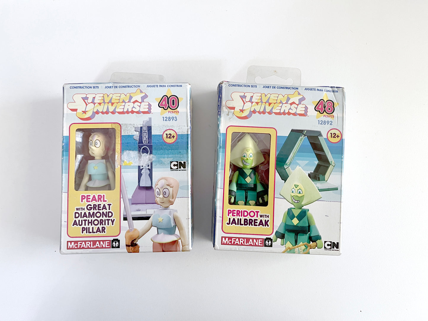 Non-LEGO Salvage: Steven Universe Pearl & Peridot Construction Sets by McFarlane