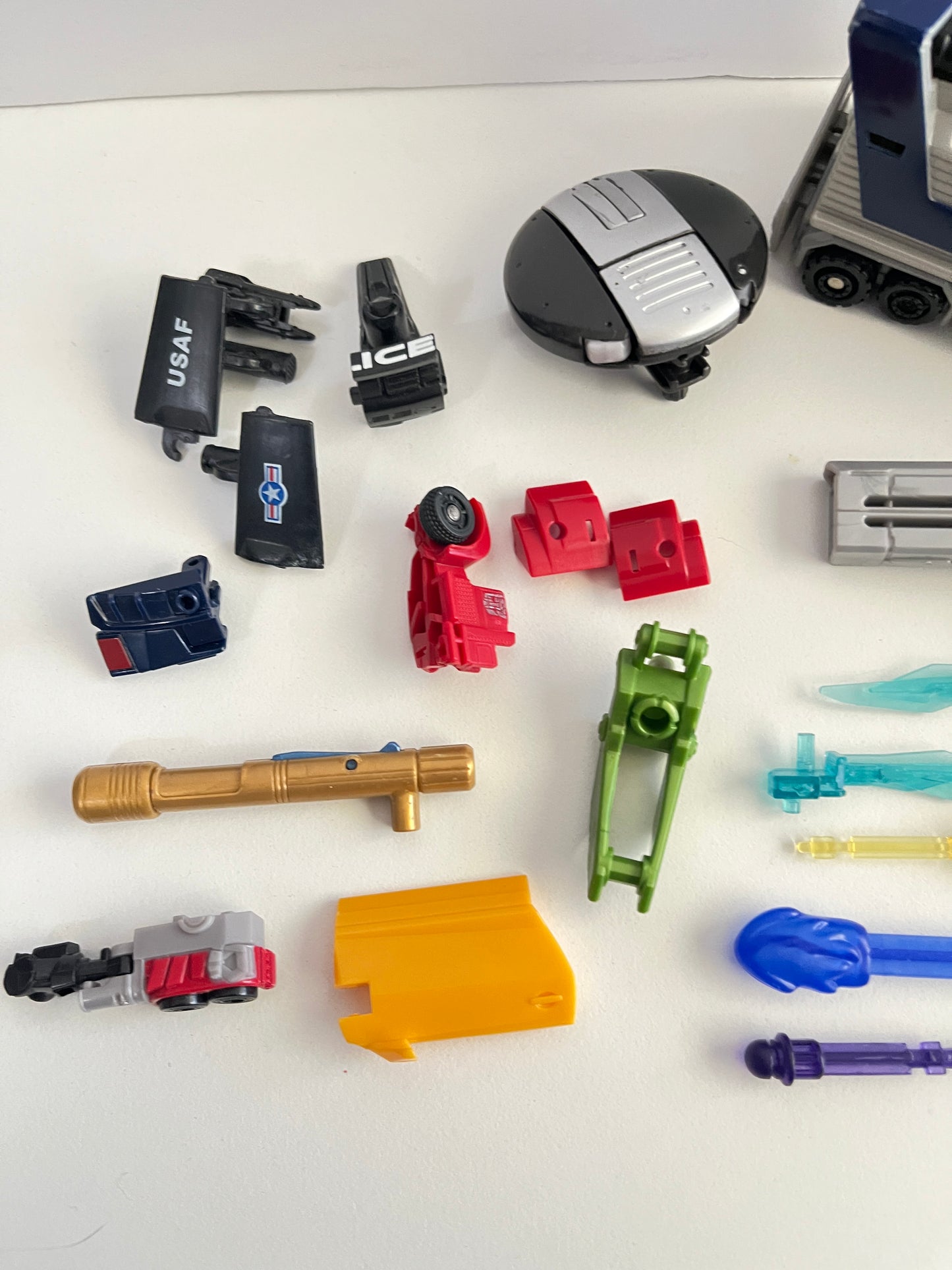 Non-LEGO Salvage: Transformers Parts
