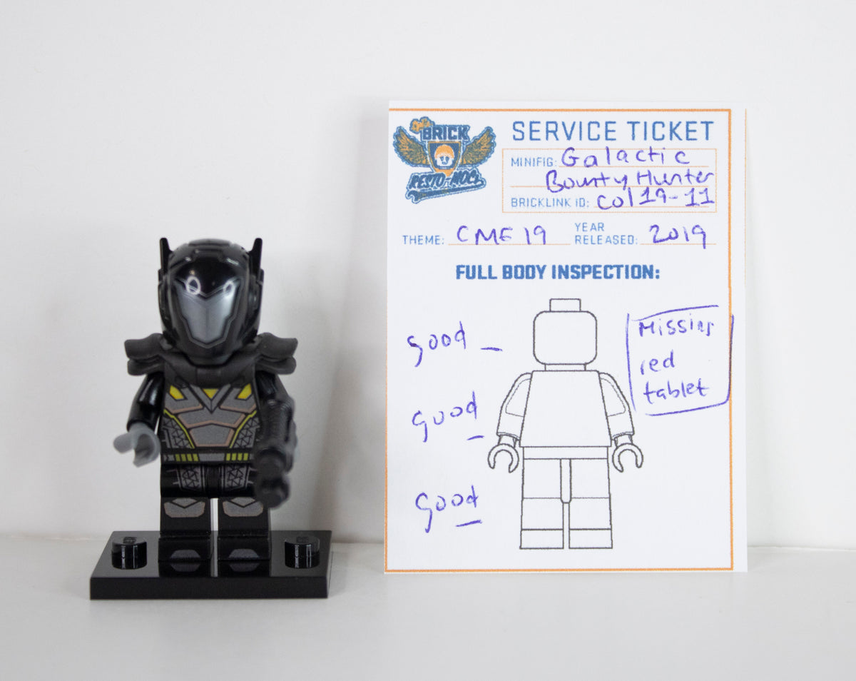Minifig: col19-11 Galactic Bounty Hunter (CMF Series 19)