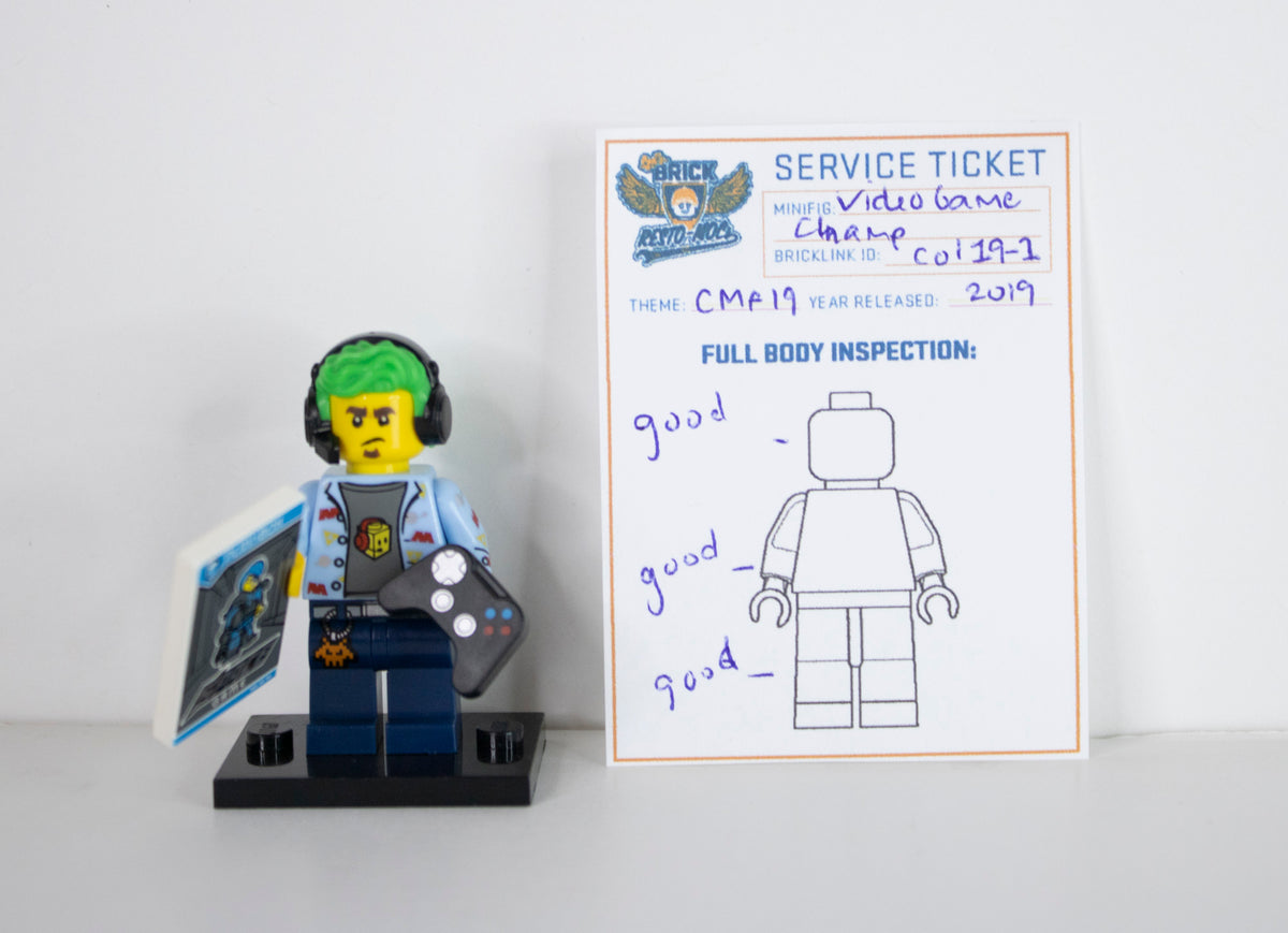 Minifig: col19-1 Video Game Champ (CMF Series 19)