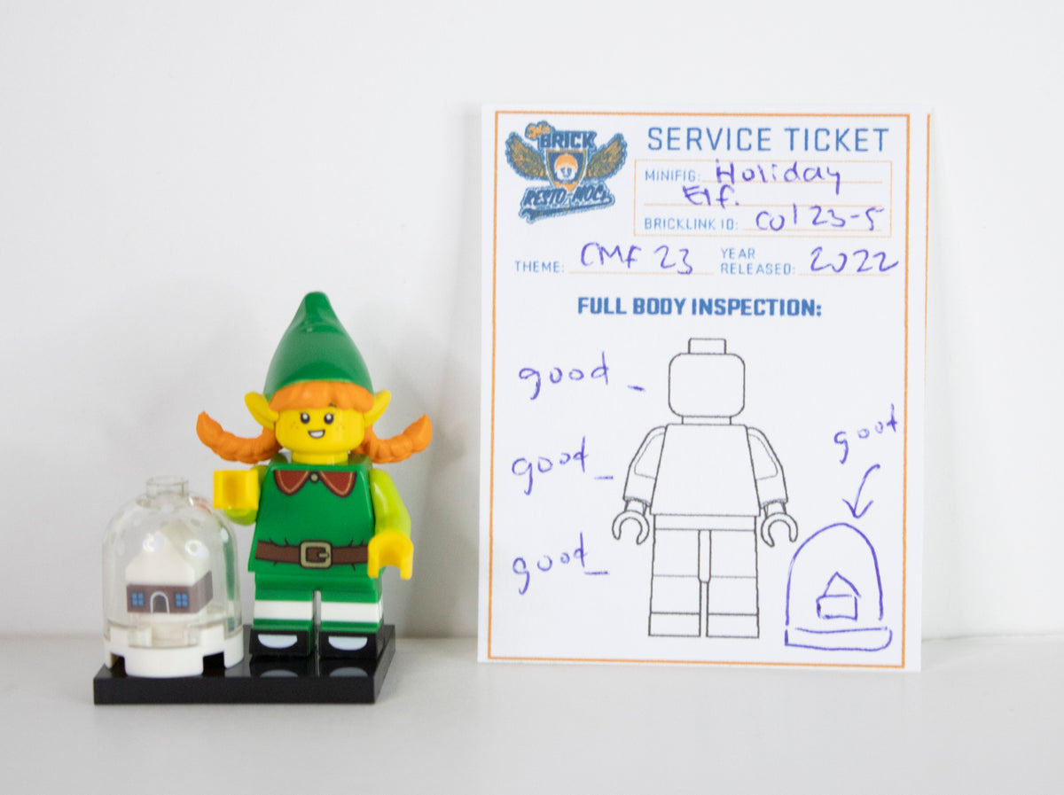 Minifig: col23-5 Holiday Elf (CMF Series 23)