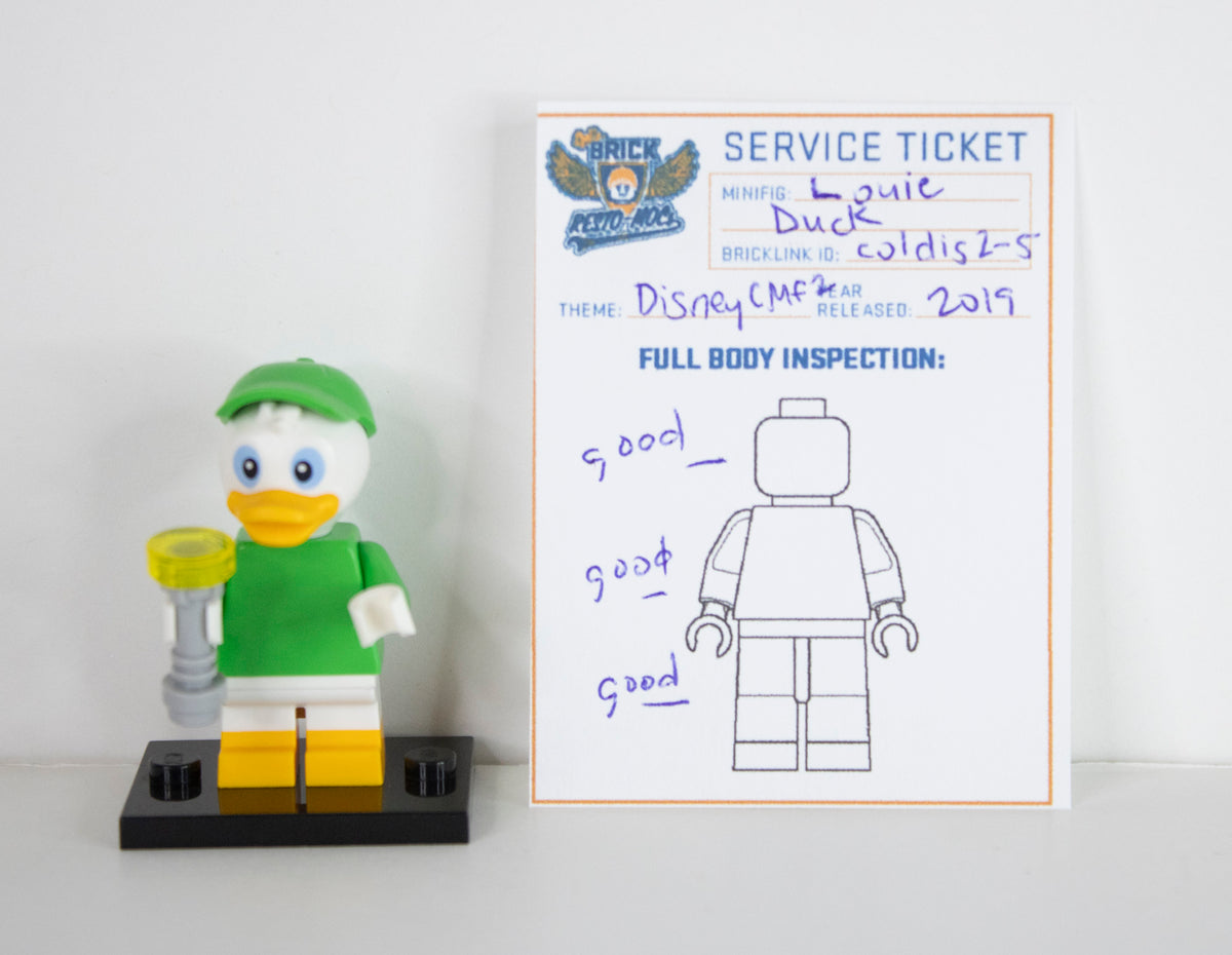 Minifig: coldis2-5 Louie Duck (Disney Collectible Minifigures Series 2)
