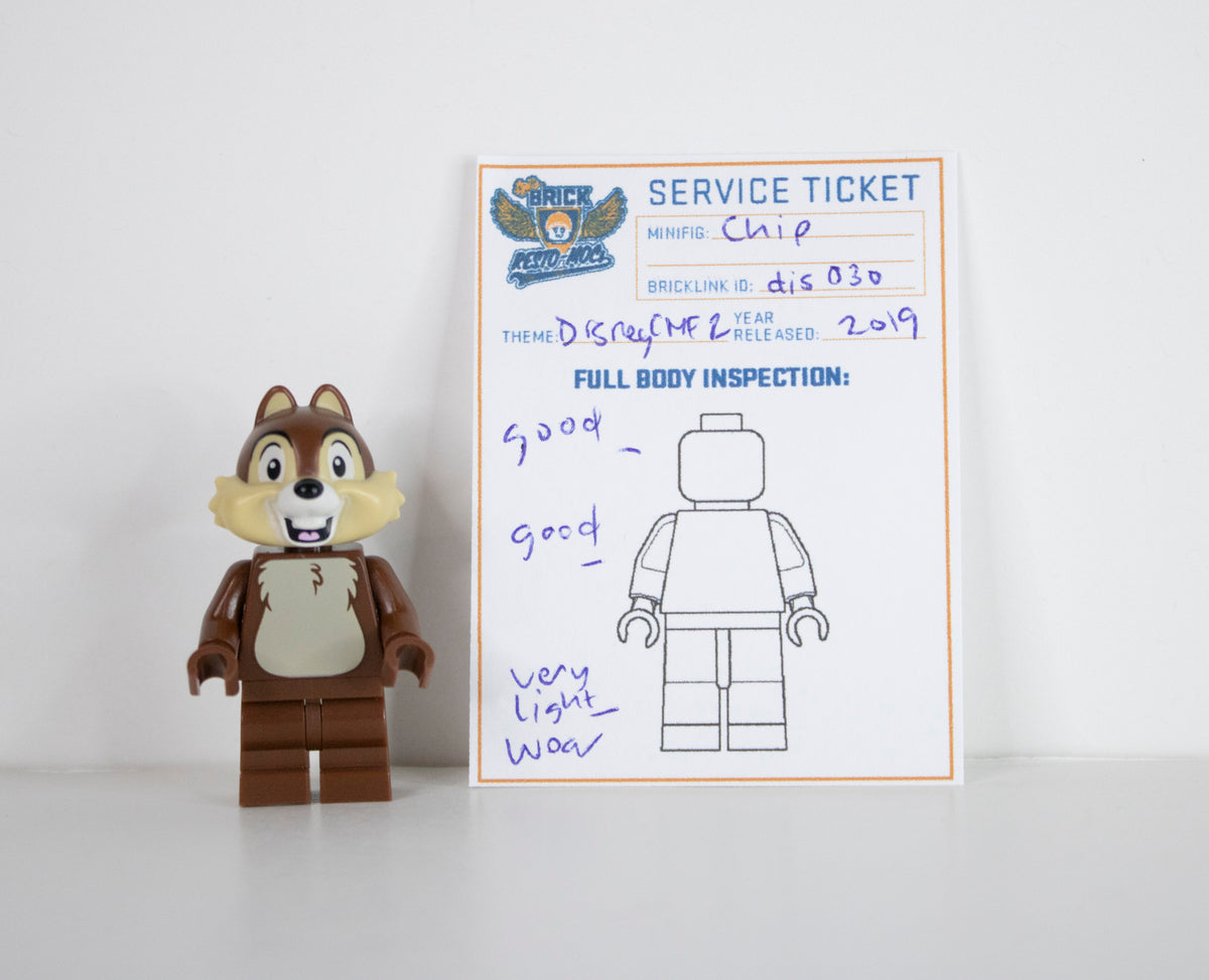 Minifig: dis030 Chip (Disney Collectible Minifigures Series 2) #2