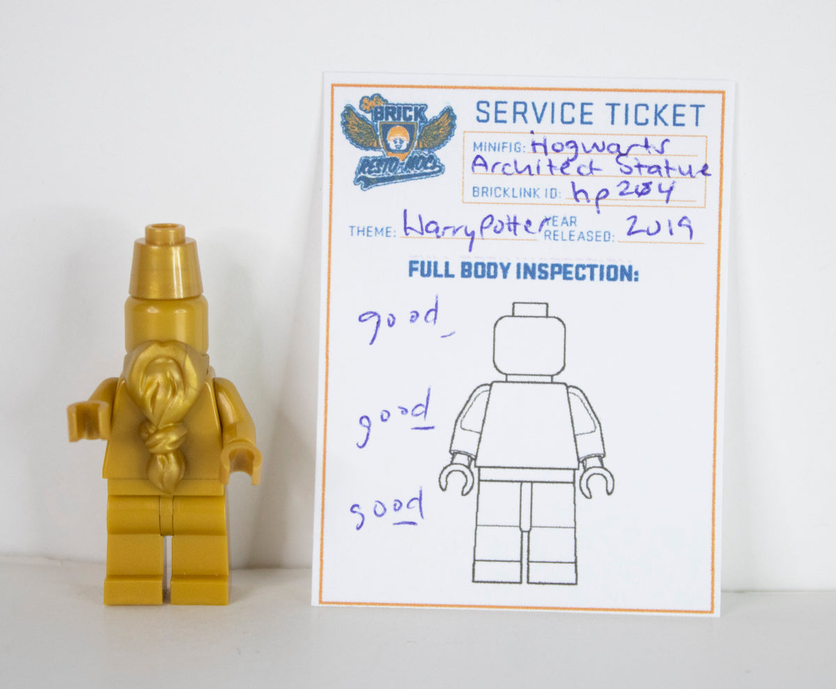 Minifig: hp204 Hogwarts Architect Statue (Harry Potter)
