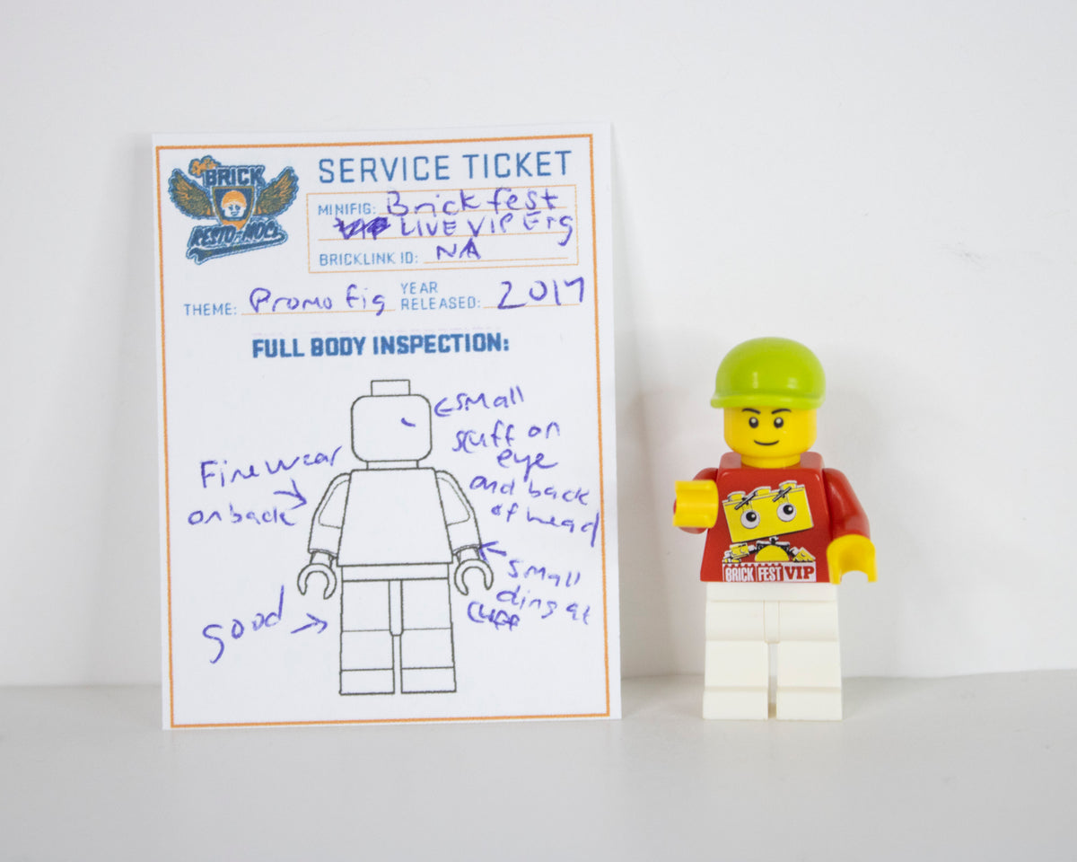 Minifig: NNO BrickFest Live VIP (Special Event Exclusive)