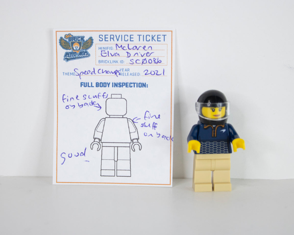 Minifig: sc086 McLaren Elva Driver (Speed Champions)
