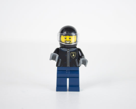 Minifig: sc095 Lambourghini Countach Driver (Speed Champions)