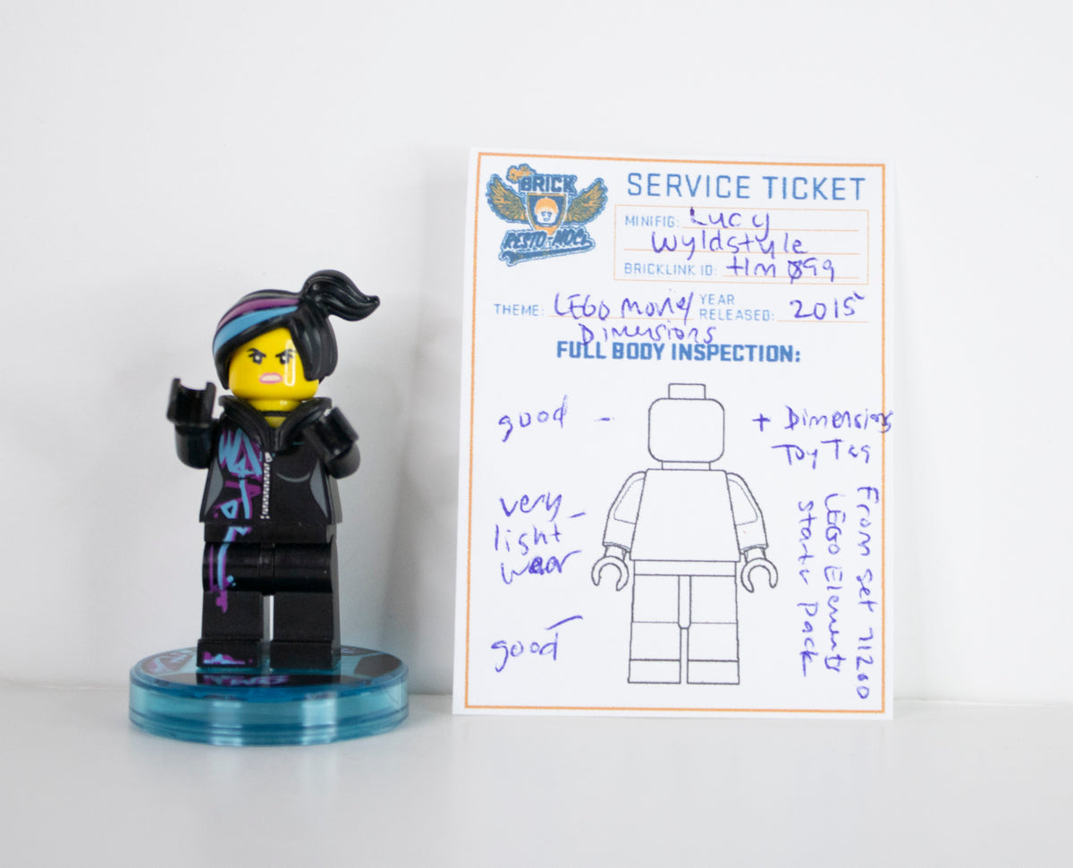 Minifig: tlm099 Lucy Wyldstyle (The LEGO Movies / Dimensions)